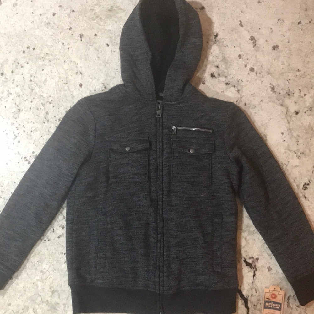 Urban Pipeline Fuzzy Jacket Boys Size S Brand New